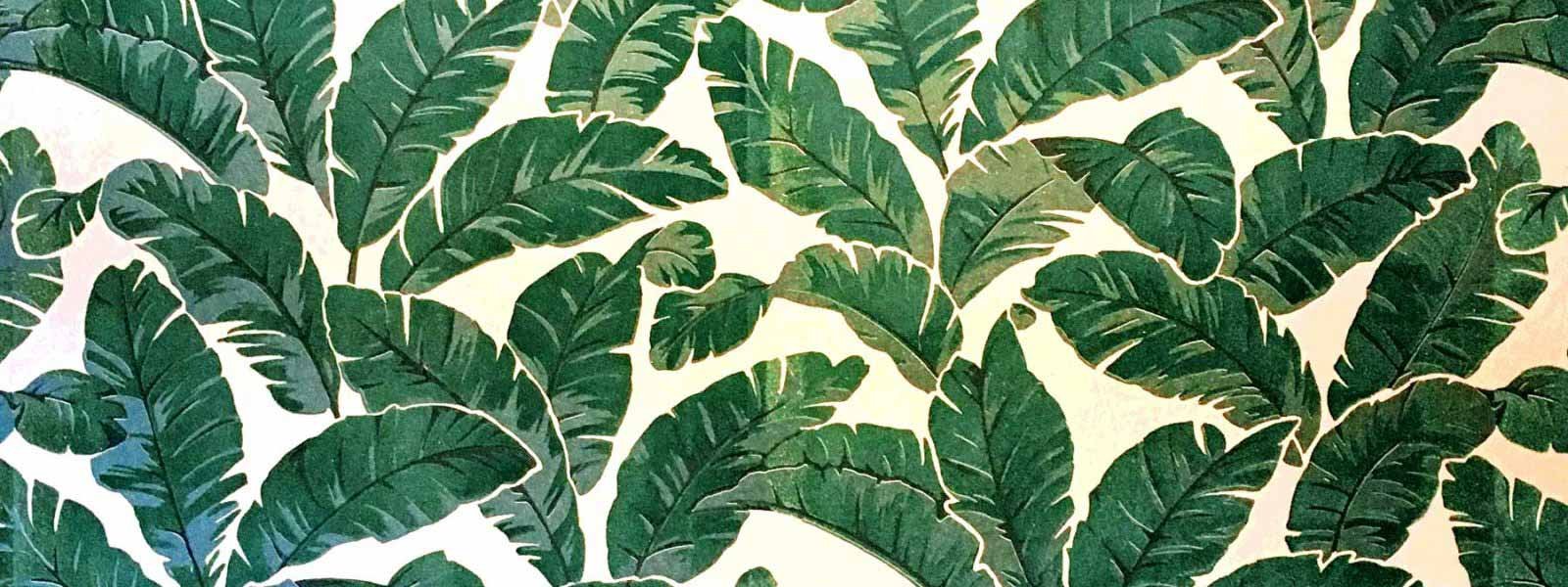 Tropical wallpaper from interior of Split Bar & Restaurant